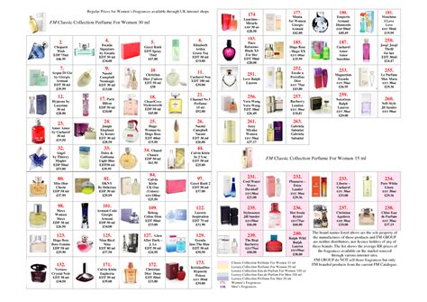 fm perfume list mens|fm perfume comparison chart 2022.